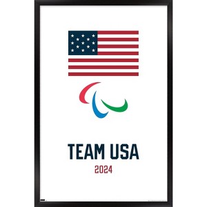 Trends International Team USA - Paralympic Logo Framed Wall Poster Prints - 1 of 4