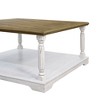 Galano Delroy 34.6 in. Spray Paint Square Solid Wood Top Coffee Table - 4 of 4