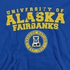 University of Alaska Fairbanks Official Circle Logo Adult Pull-Over Hoodie - 2 of 4