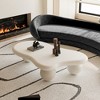 47" MDF Coffee Table with Cloud-Shaped Top and 3 Ball Legs with Child-Safe Rounded Corners and Easy Assembly - 4 of 4