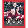 PosterPalooza | Classic Modern Red Picture Frame - UV Acrylic, Foam Board Backing, Hanging Hardware - 2 of 4