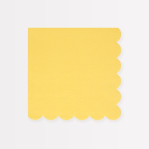 Meri Meri Lemon Sherbet Large Napkins (Pack of 16) - 1 of 3