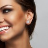 EVERLY JEWELRY | Sterling Silver 0.04 CT TW Diamond Fashion Post Earrings - 4 of 4