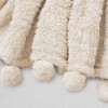 PAVILIA Fluffy Throw Blanket with Pompom, Lightweight Soft Plush Cozy Warm Pom Pom Fringe for Couch Sofa Bed - 4 of 4