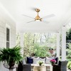 Parrot Uncle 48" Modern LED Ceiling Fan with Light and Remote - 2 of 4