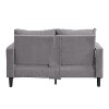 Sapphtopaz Corduroy High Resilience Sofa with Throw Pillows Modern Comfy Sofa Couch for Living Room,Bedroom,Apartment - 3 of 4