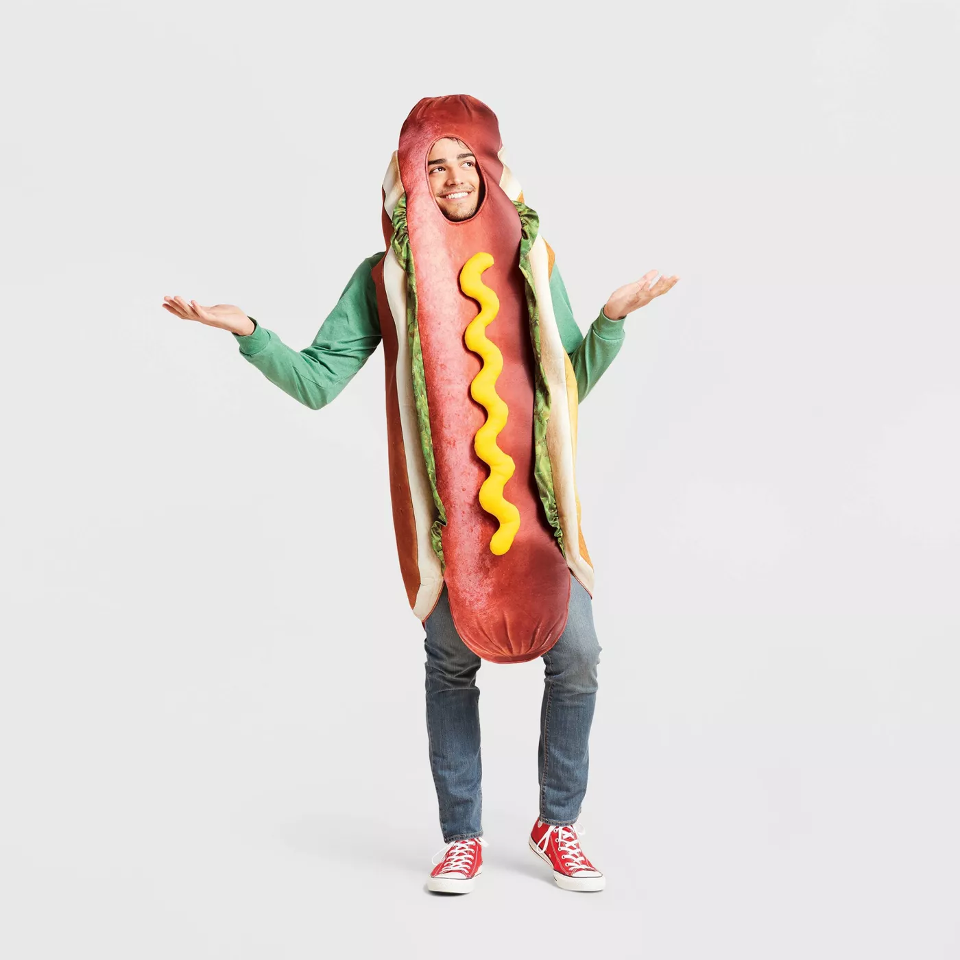 Men's Hot Dog Halloween Costume L/XL - Hyde & EEK! Boutique™ - image 1 of 1