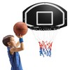 Large Wall Mounted Basketball Hoop W/28.5'' x 18'' Shatterproof Backboard Toy Gift - 2 of 4