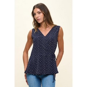 WEST K Women's Laura Sleeveless Surplice Knit Top - 1 of 4