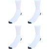 CTM Men's Casual and Comfortable Colored Heel and Toe Crew Socks (4 Pack) - 4 of 4