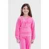 Barbie Girls Velour Sweatshirt and Jogger Pants Outfit Set Little Kid to Big Kid - 3 of 4