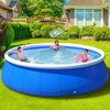 NAYSAYE Above Ground Pool Inflatable Mesh Pool Easy Setup Durable Design for Garden Backyard Use, Blue, 120.08"*29.92"*17.42" - 2 of 4