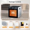 10-Tray Food Dehydrator Machine, 1000W Stainless Steel Dryer for Jerky, Pet Treats, Fruits & Vegetables - 2 of 4