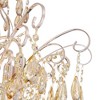 Vienna Full Spectrum Mellie Champagne Gold Chandelier 24" Wide French Crystal 6-Light Fixture for Dining Room House Kitchen Island Entryway Bedroom - 3 of 4