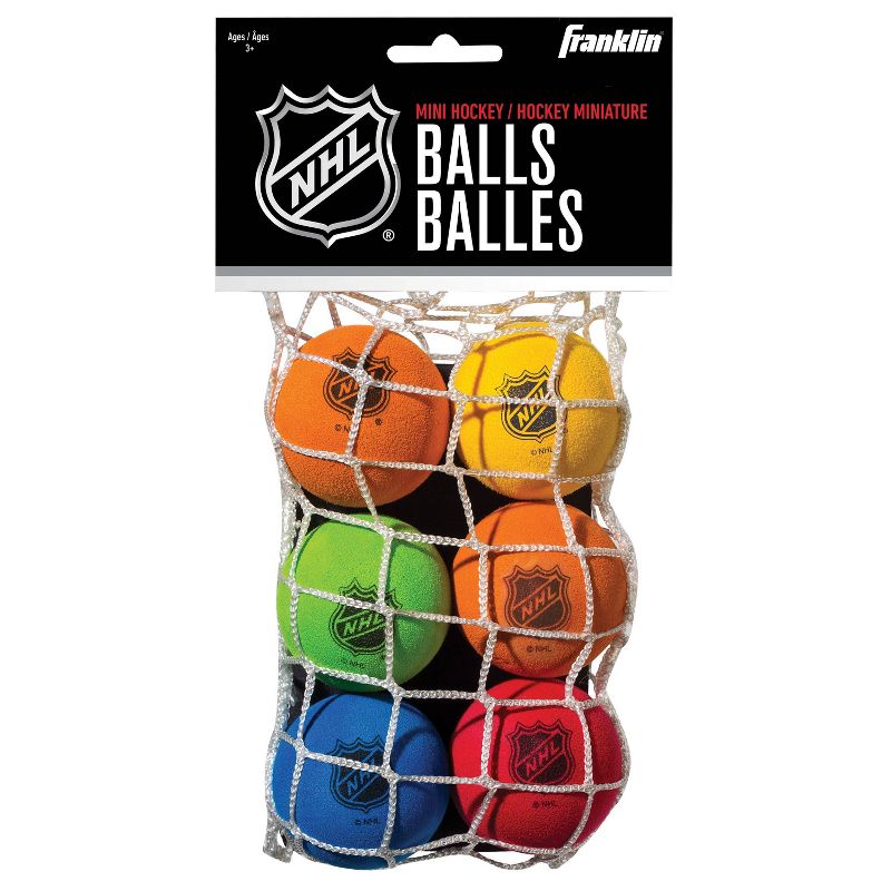 Franklin Sports NHL Mini Hockey Replacement Balls - 6pk, 4 of 5