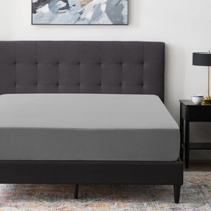 Fitted Sheet Only - Extra Deep Pocket up to 16" No-Pop Off Elastic Bottom Sheets Ultra-Soft Brushed Microfiber - Cotton Passion - 1 of 4