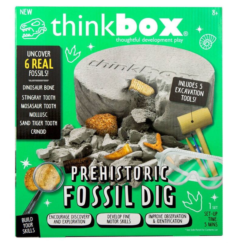 Prehistoric Fossil Dig Activity Kit - Think Box, 1 of 7