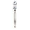 Pompeii3 1 1/2 Ct Oval Moissanite Wedding Ring Available in White, Yellow or Rose Gold - 4 of 4