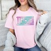 Simply Sage Market Women's Teacher Checkered Colorful Short Sleeve Graphic Tee - 2 of 4