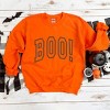 Simply Sage Market Embroidered Boo Arched Sweatshirt - 3 of 4