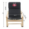 NFL San Francisco 49ers Bentwood Accent Chair - 3 of 4