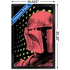 Trends International Star Wars: The Mandalorian: Grogu Street - Mando Framed Wall Poster Prints - 3 of 4