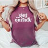 Simply Sage Market Women's Get Outside Stars Short Sleeve Garment Dyed Tee - 2 of 3