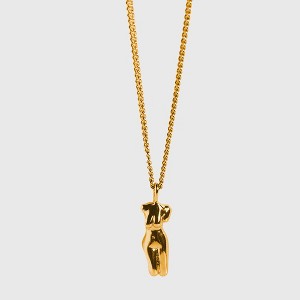 Anna-Kaci Women's Abstract Figure Pendant Necklace - 1 of 4