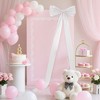 Large Satin Bow for Backdrop, 75"x18" Giant Bow Ribbon Tie for Themed Room Wall Decor Wedding Christmas Tree Decoration - 2 of 4