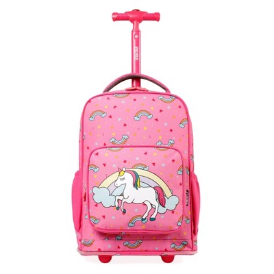 Unicorn shop wheeled backpack