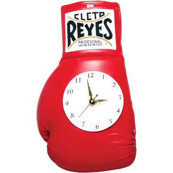 Cleto Reyes 10 oz Authentic Pro Fight Leather Clock Glove - Red