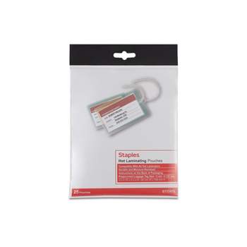 Staples Thermal Laminating Pouches, Letter Size, 3 Mil, 50/Pack  (5200507/5200525)