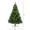 Nearly Natural 6-ft Assorted Green Scotch Pine Artificial Christmas Tree with 250 LED Lights - 2 of 4
