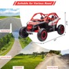 2 Seater Ride on UTV Car, Electric Off-Road Car, 4WD Kids Truck Remote Control, 2 * 24V 7AH BatteriesSpring Suspension, Toys for Kids - 4 of 4