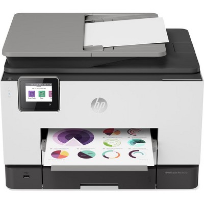 HP OfficeJet Pro 9020 Multifunction Printer - Functions as Copier, Fax, Printer, & Scanner - Wireless LAN - 4800 x 1200 dpi - Dual 250 sheet trays