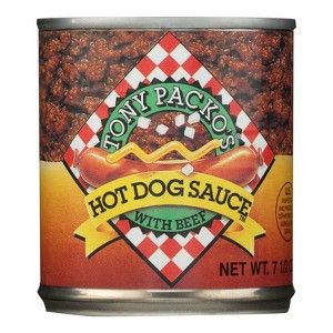 Tony Packo's Hot Dog Sauce With Beef - Case of 12 - 7.5 oz - 1 of 1