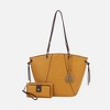 MKF Collection Liv Vegan Leather Women’s Tote Handbag with Matching Wallet by Mia K - 2 of 4