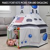 Attatoy Rocket Ship Play Tent Cover Fort Building Kit Accessory - 2 of 4