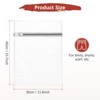 Unique Bargains Mesh Zipper Delicate Travel Laundry Bags 5 Pcs - 3 of 4