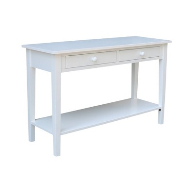 Spencer Console Server Table White - International Concepts