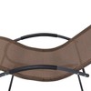 Outdoor Curved Rocker Chaise Lounge Chair with Pillow - Crestlive Products
 - 4 of 4