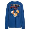 Men's - Disney - I Quack Myself Up Long Sleeve Graphic T-Shirt - 2 of 4