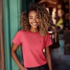 Dalix Womens Lil Strawberry Lightweight Everyday Tee - 3 of 4