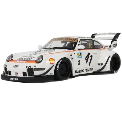 RWB Bodykit "Kato-San" #41 White 1/18 Model Car by GT Spirit