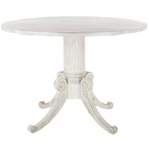 Forest Drop Leaf Dining Table Antique White - Safavieh
