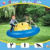 Costway 7.5 FT Inflatable Dome Rocker Bouncer with 6 Handles Fun Outdoor Game for Kids - 2 of 4