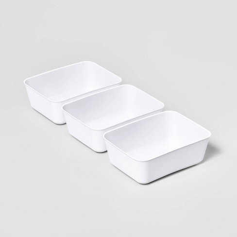 Medium Modular Storage Box White Opaque - Brightroom™