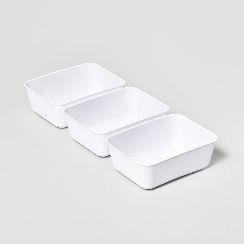 3pk Medium Storage Trays - Brightroom™, 1 of 10
