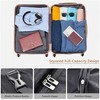 BEAFUP Set of 3 Luggage ABS,Hardshell Hardside Lightweight Durable Suitcase sets,Spinner Wheels Suitcase with TSA Lock 20''24''28'' - 2 of 4