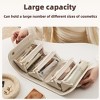 Generic Stylish 4-in-1 Foldable Cosmetic Bag – Large Expandable Capacity Waterproof with Detachable Interior Pockets - 2 of 4